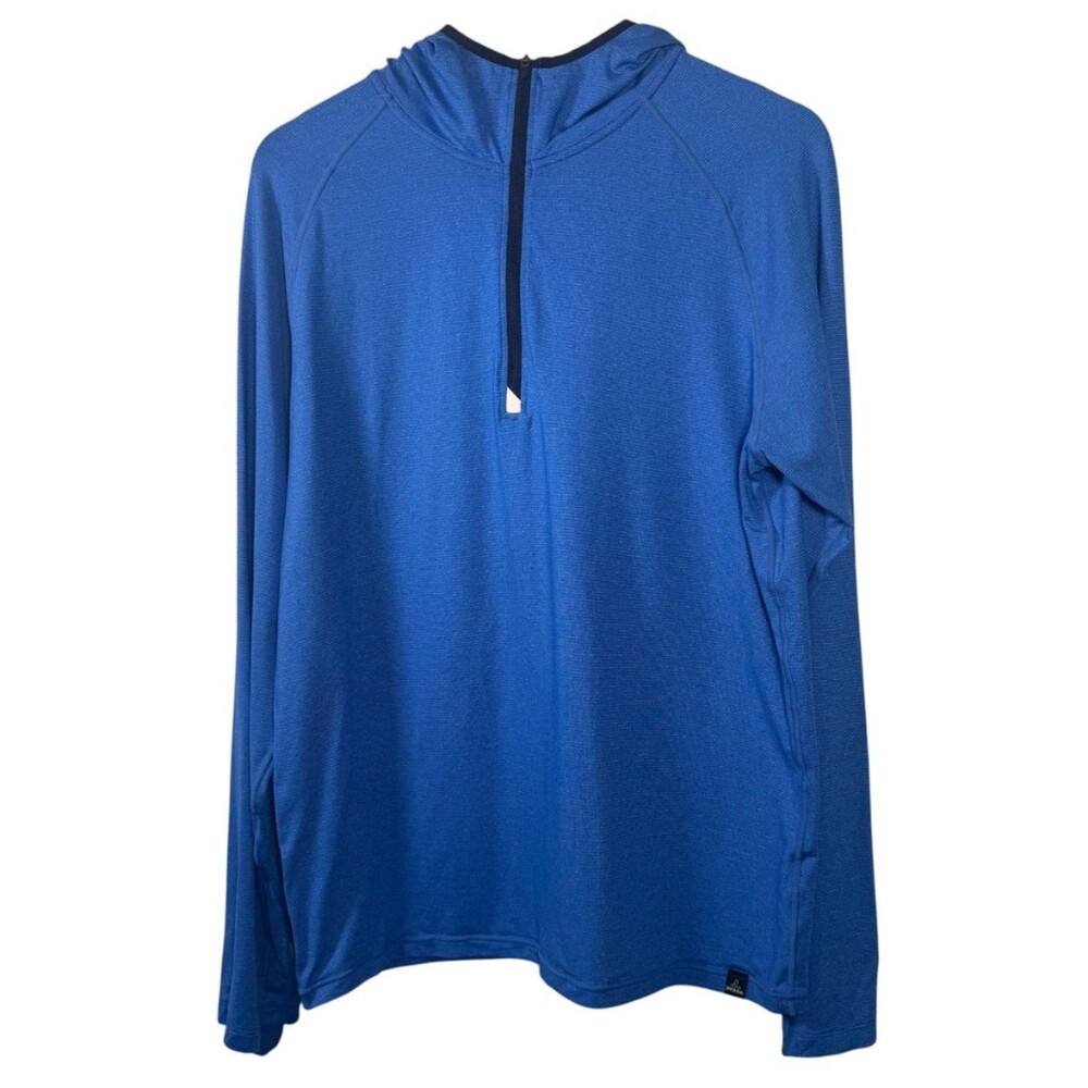 pRana 1/4 Zip Pullover Hoodie Sz Large Lightweight Thumbholes